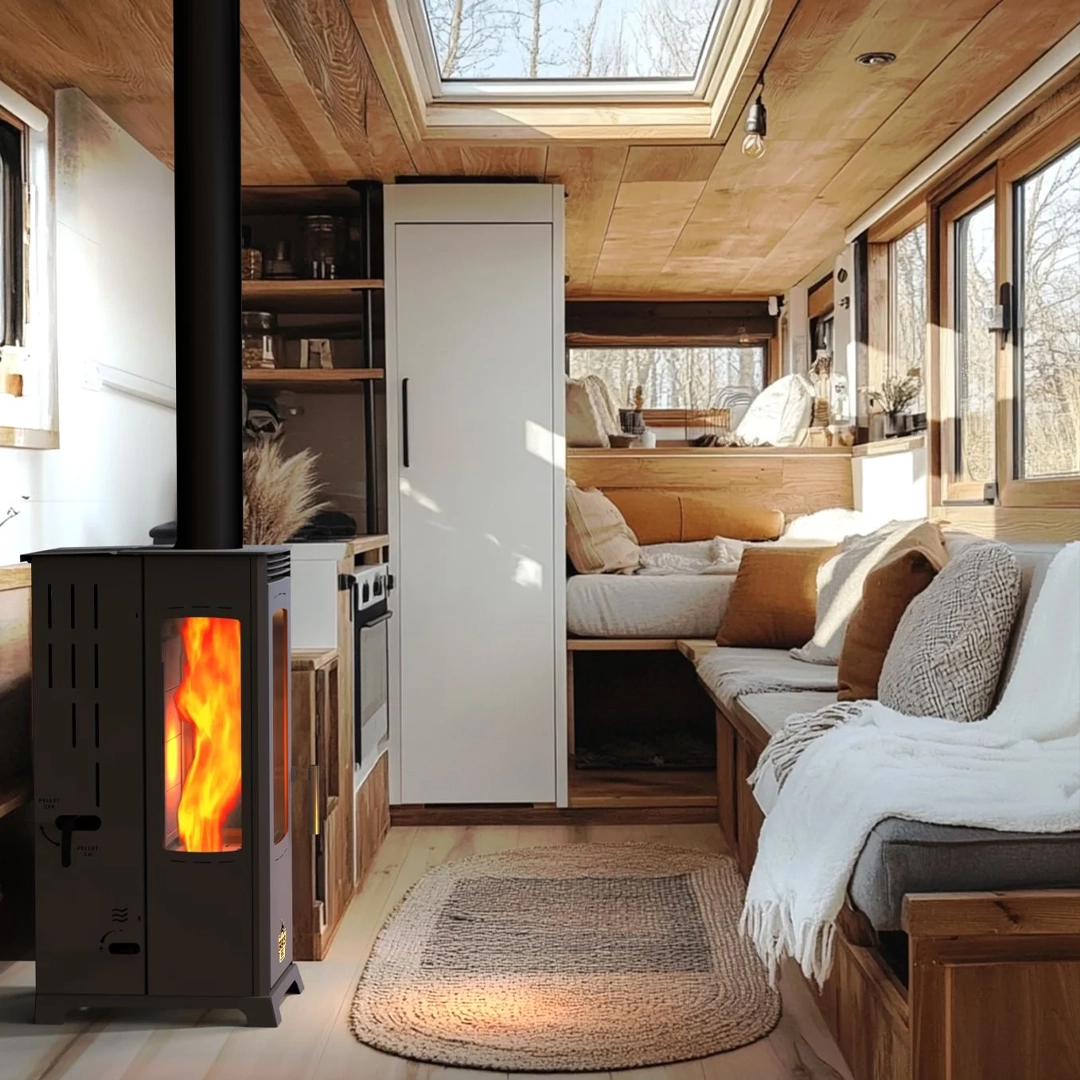 BABAS STOVE ECO MINI PLUS MANUEL HİBRİT (PELET VE ODUN) SOBA